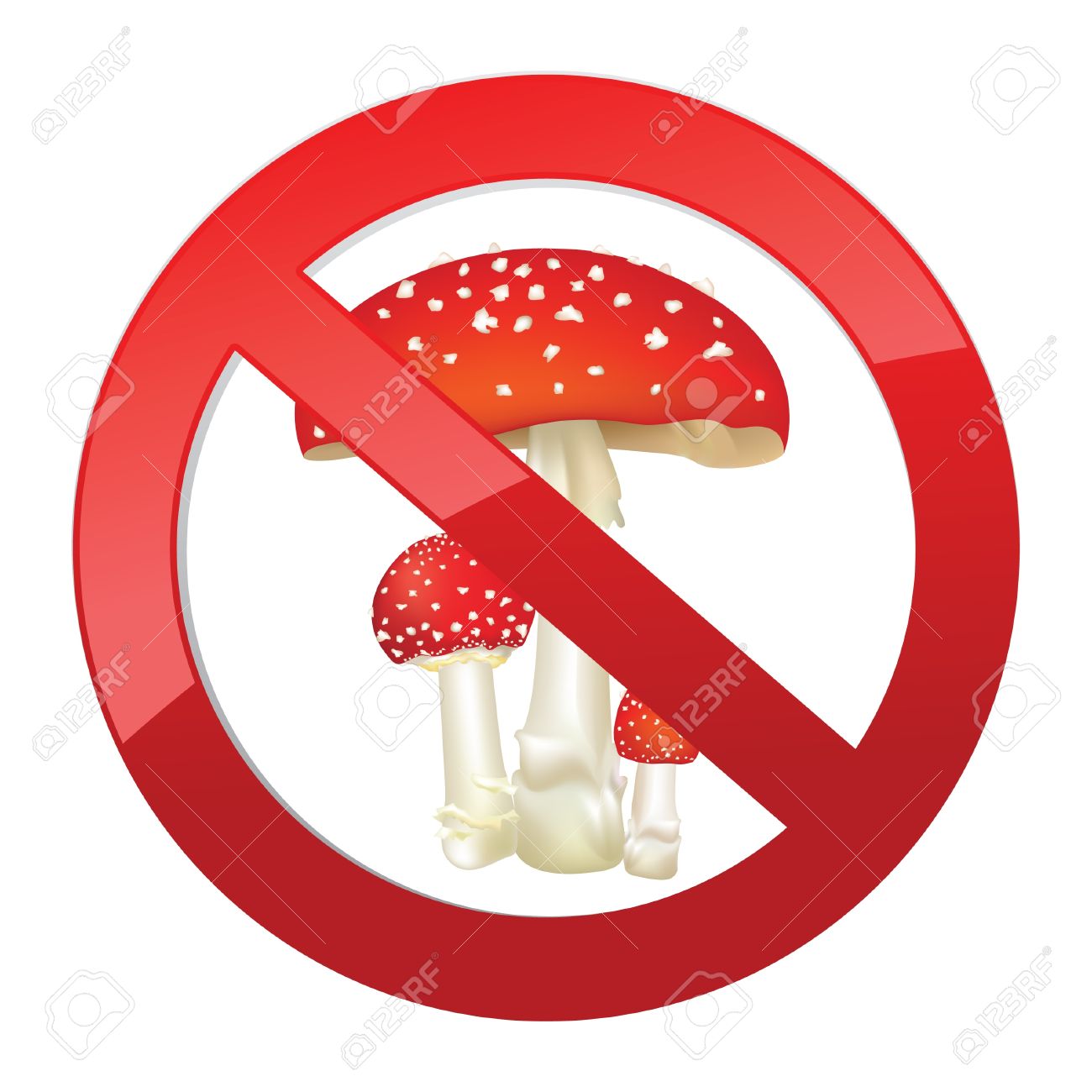 Опасные грибы знак